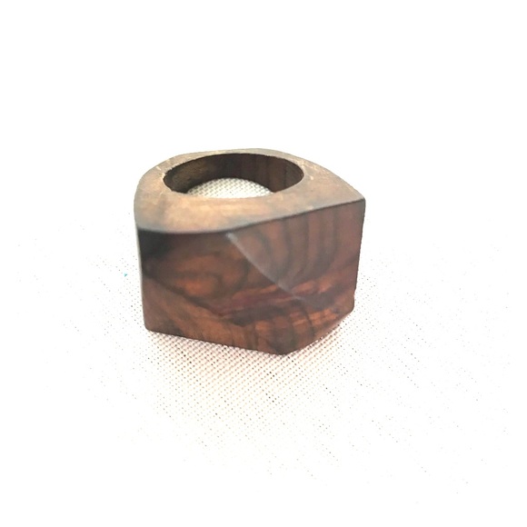 Unbranded Jewelry - ❌SALE❌Wooden Hippie Retro Ring 6.5